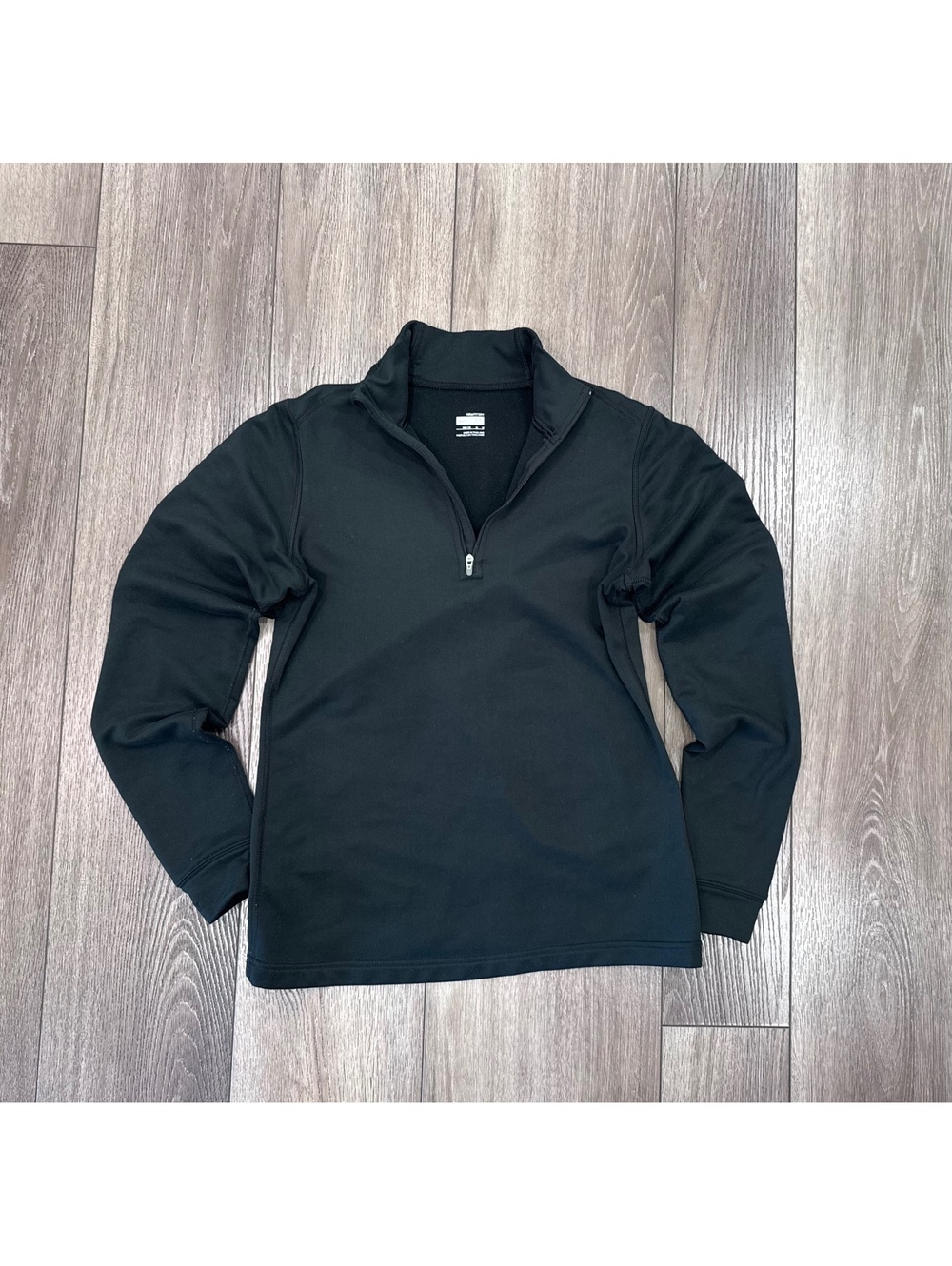 Nike women's Black Quarter Zip Pullover Sweatshirt